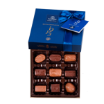 Μπλε κασετίνα πολυτελείας "Togo S" με σοκολατάκια Leonidas