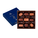 Μπλε κασετίνα πολυτελείας "Togo S" με σοκολατάκια Leonidas