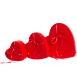 Βελούδινη καρδιά με 460 γρ. σοκολατάκια Leonidas