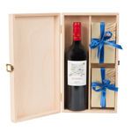 ΞΥΛΙΝΟ ΚΟΥΤΙ ΜΕ ΕΛΛΗΝΙΚΟ ΚΡΑΣΙ ΣΥΝΟΡΟ ΣΚΟΥΡΑ & ΣΟΚΟΛΑΤΑΚΙΑ LEONIDAS