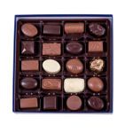 Χάρτινο μπλέ τετράγωνο κουτί Heritage M με 320 γρ σοκολατάκια Leonidas