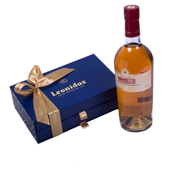 Κουτί Drawer Box Leonidas με παλαιωμένο τσίπουρο Αποστολάκη MANIFESTO