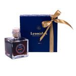 Λικέρ Πολυκαλά Καφέ & Χάρτινο μπλέ τετράγωνο κουτί Heritage S με 320 γρ. σοκολατάκια Leonidas