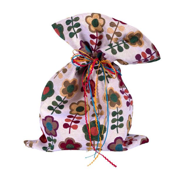 Υφασμάτινο πουγκί με 500 γρ σοκολατάκια Leonidas