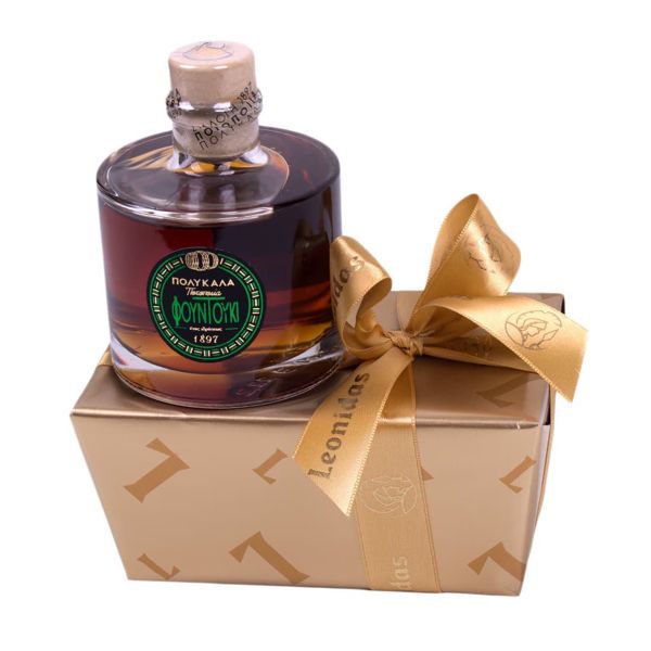 Κουτί με σοκολατάκια 750 γρ και λικέρ Πολυκαλά Φουντούκι