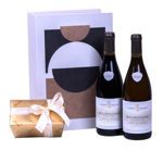 Κουτί με σοκολατάκια και κρασί