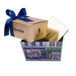 decorative box with chocolates