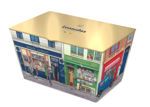 Μεταλλικό κουτί Maison Leonidas 110 χρόνων με 690 γρ. αμυγδαλόπαστα (marzipan) Leonidas