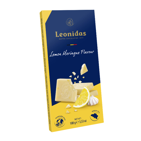 Σοκολάτα πλάκα 100 γρ. meringue lemon flavour white chocolate
