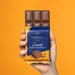 Σοκολατα  γάλακτος filled tablet louise milk 75 γρ.