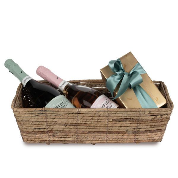 Καλάθι με Prosecco Torresella και σοκολατάκια Leonidas