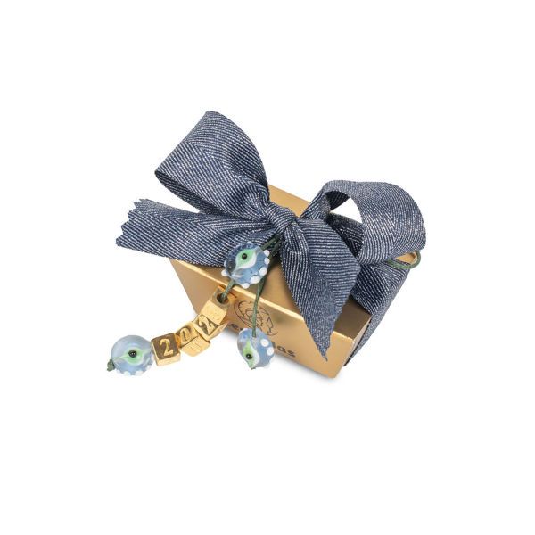 Κουτάκι μίνι με 2 σοκολατάκια Gianduja, Χριστουγεννιάτικη διακόσμηση και γούρι 2026