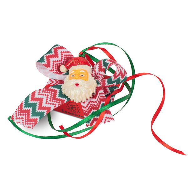 Μίνι κουτάκι με χριστουγεννιάτικη διακόσμηση και 2 σοκολατάκια Gianduja με Χριστουγεννιάτικο περιτύλιγμα