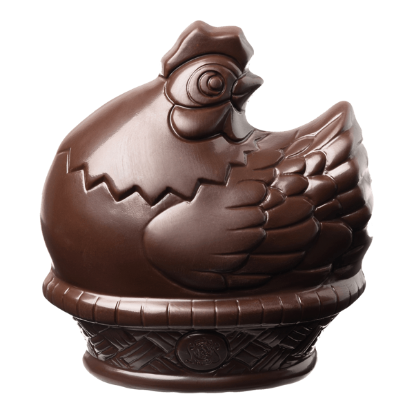 Σοκολατένια φιγούρα κότα σε σοκολάτα υγείας Leonidas 400 γρ