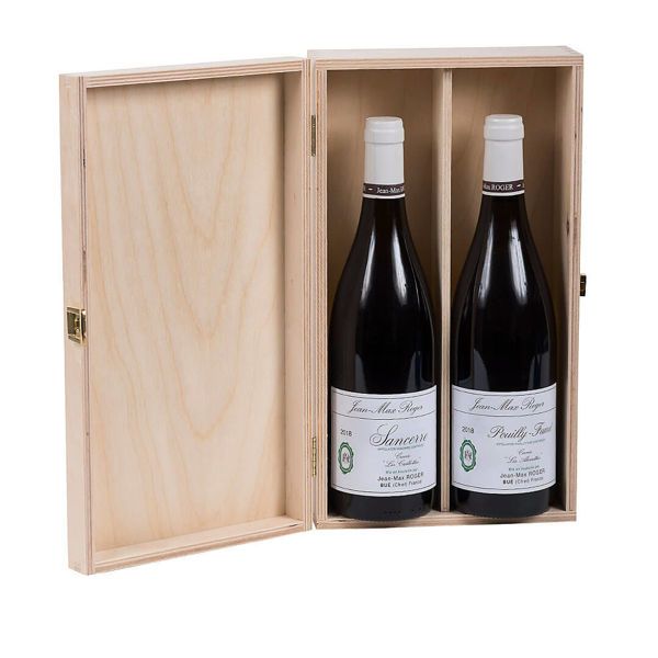 Ξύλινο κουτί με Γαλλικά κρασιά απο την περιοχή Loire
