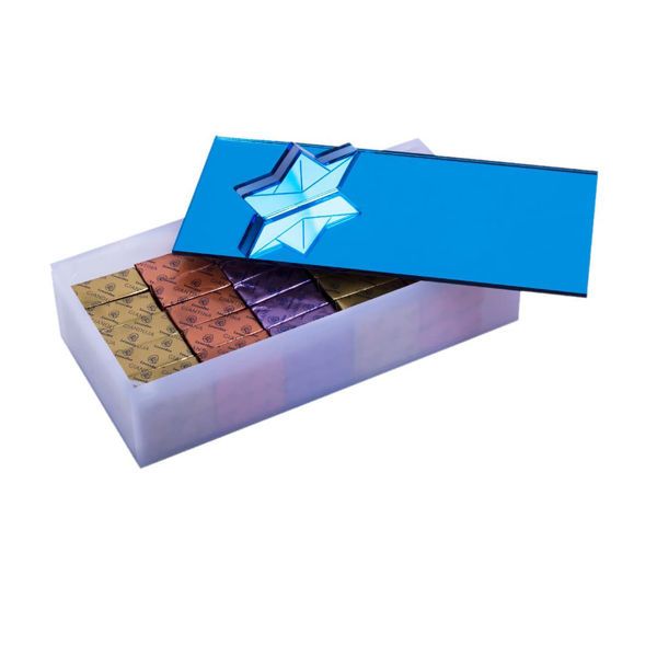 Πλέξι κουτί με σοκολατάκια gianduja, giantina, giamanda Leonidas