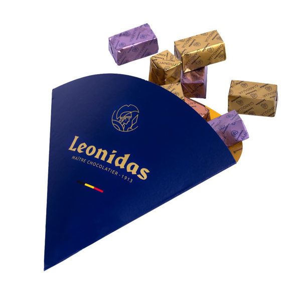 Χάρτινη συσκευασία με 200 γρ. πραλίνες gianduja, giantina, giamanda