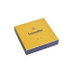 Χάρτινο χρυσό τετράγωνο κουτί Heritage S με 320 γρ. ποικιλία σοκολατάκια Leonidas