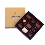 Χάρτινο χρυσό τετράγωνο κουτί Heritage S με 170 γρ. ποικιλία σοκολατάκια Leonidas