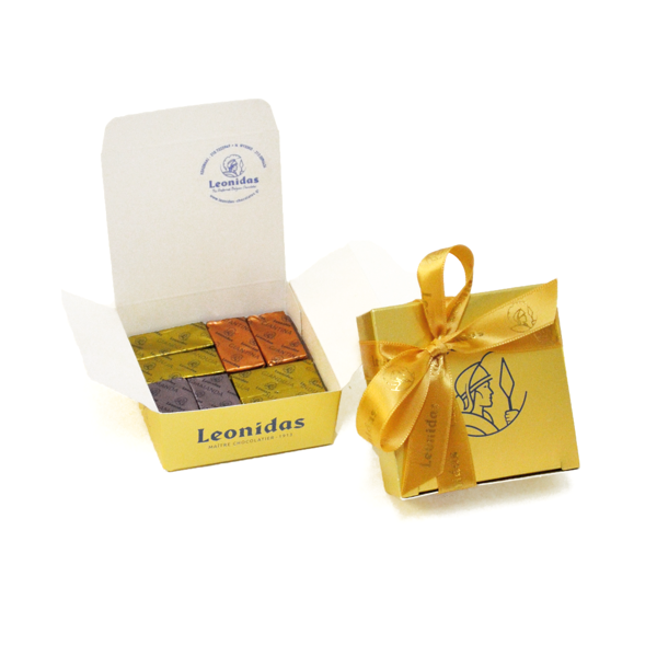 Μίνι κουτάκι με 8 σοκολατάκια με gianduja, giamanta, giantina