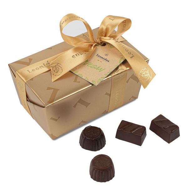 Κουτι μπαλοτεν με 250 γρ σοκολατάκια Vegan Leonidas
