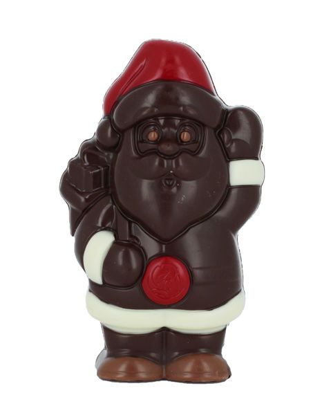 Σοκολατένια χριστουγεννιάτικη φιγούρα Αϊ Βασίλη σε σοκολάτα υγείας 80 γρ