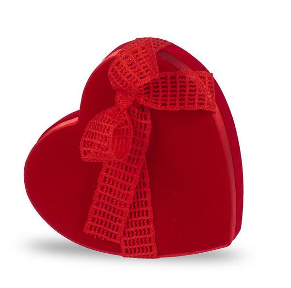 Βελούδινη καρδιά με 290 γρ σοκολατάκια Leonidas