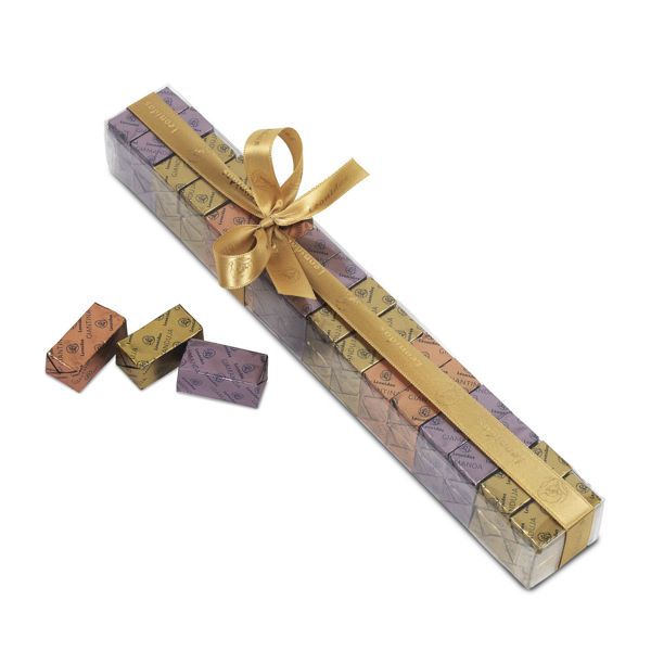 Διάφανη συσκευασία με πραλίνες Leonidas Gianduja - Giantina - Giamanda