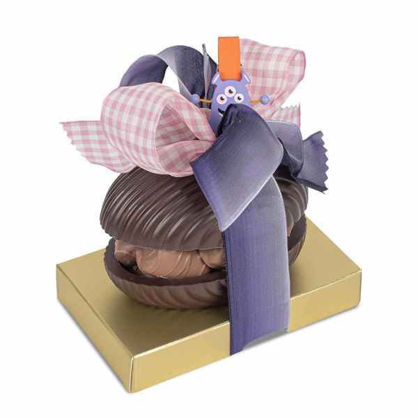 Σοκολατένιο αυγό υγείας με πραλίνες και διακόσμηση