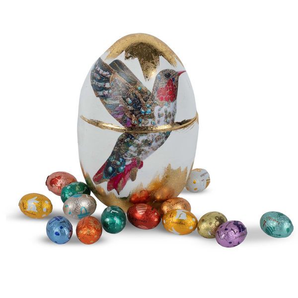 Κεραμικό αυγό με 44 σοκολατένια αυγουλάκια Leonidas