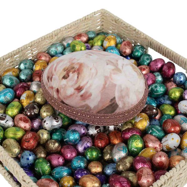 Βελούδινο αυγό με 22 σοκολατένια αυγουλάκια Leonidas